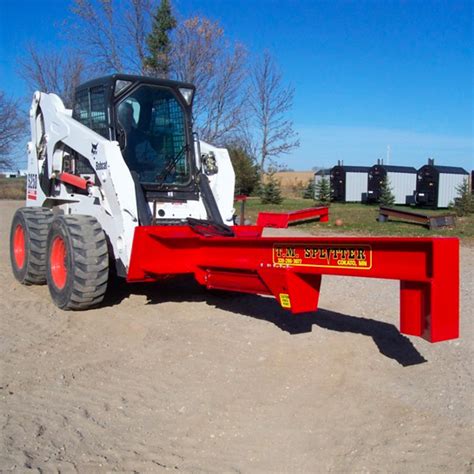 skid steer log spliter|best skid steer log splitter.